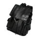 thumbnail image 4 of Mochila de cuero sintético de moda, ligera y casual, con puerto USB, compatible con 15.6" negro, 4 of 9