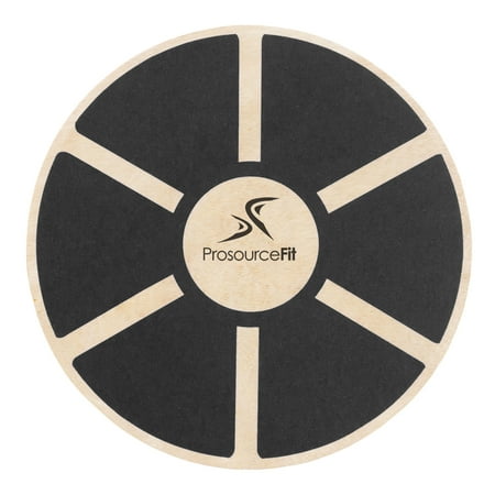 Balance Board Plush - ProsourceFit Wooden Balance Board Non-Slip Wobble Core Trainer 15.75in (40cm) Diameter with 360 Rotation for Stability Training, Full Body Exercise, Physical Therapy (4 colors Available )