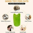 thumbnail image 5 of 3 uds juguetes para gatos de interior juguetes para masticar gatos de peluche Limpieza de dientes juguetes suaves para mascotas juguetes interactivos para morder gatos, 5 of 5
