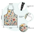 thumbnail image 7 of Pioneer Flower Floral Print Pattern Kids Aprons for Girls and Boys,Adjustable Neck Strap Toddler Aprons for Kids Cooking Baking, 7 of 7