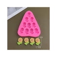 thumbnail image 4 of Flower Bowknot Silicone Molds Fondant Chocolate Molds Holiday Baking Decorating Tool Making Fondant Cake Molds, 4 of 11