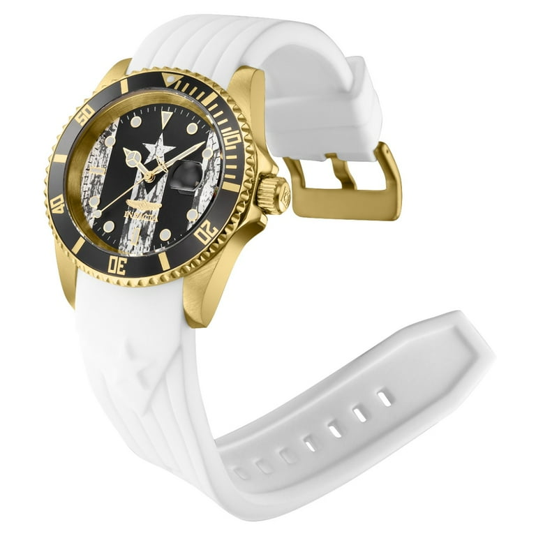 Invicta Pro Diver Men s Watch w Puerto Rico Flag 42mm. White 44047
