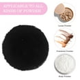 thumbnail image 5 of 2 Pcs Large Fluffy Powder Puff, 3.5 Inch Ultra Soft Washable Reusable Velour Face Body Powder Puff Loose Powder Puffs Wet Dry Makeup Tool (Black), 5 of 8