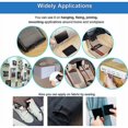 thumbnail image 4 of Autumn Promotion,15 Pieces Scratch Double Sided Sticker, Self Adhesive Tape, Extra Strong Double Sided Adhesive (rectangle 6 X 4 Cm, Black), 4 of 4