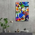 thumbnail image 6 of Alec Monopolys Graffiti Money Scrooge McDuck Wall Art Picture Painting Poster Canvas Print Posters Artworks Bedroom Living Room Decor 16x24inch(40x60cm), 6 of 6