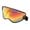 Clear Red-Day Night, variant on Retro Bubble Visor Helmet Shield Vintage Elastic Band Open Face Full-Face Motorcycle Accessories