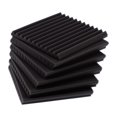 thumbnail image 2 of Soundproof Wall Panels, 12pcs Polyurethane Studio Acoustic Panels Professional Fireproof  For Home Theater For Recording Studio For KTV, 2 of 8