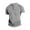 Gray, variant on Xunlbb Men's Short Sleeves, Men's Top Shirt Slim Short Sleeved Round Neck Pocket Casual Sports Bottom Shirt T-shirt Top on Clearance M-3XL
