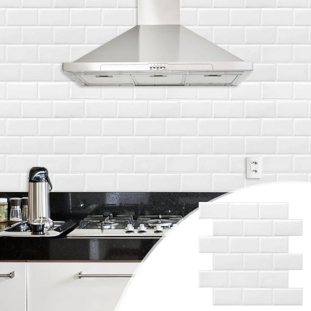 Dvkptbk Wall Stickers 3D Simulation Wall Stickers Self-stick Kitchen Bathroom Decor Home Decor on Clearance