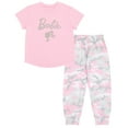 thumbnail image 4 of Barbie Matching Family Pajama Shirt and Pants Sleep Set Camo Little Kid to Big Kid, 4 of 5