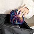 thumbnail image 6 of Octopus Period Pouch Sanitary Napkin Pouch Travel Makeup Bag Small under Clothes Travel Pouch - 4.7x6.6x6.6 in. Velvet, Sponge, 6 of 6