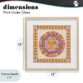 thumbnail image 4 of Stupell Industries Eclectic Pastel Sun Face with Border Birch Framed Print Under Glass, 13 x 13, by Two If By Sea Studios, 4 of 8