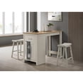 thumbnail image 5 of Alonzo Light Gray Engineered Wood Counter Height Table and 2 Counter Stools, 5 of 7