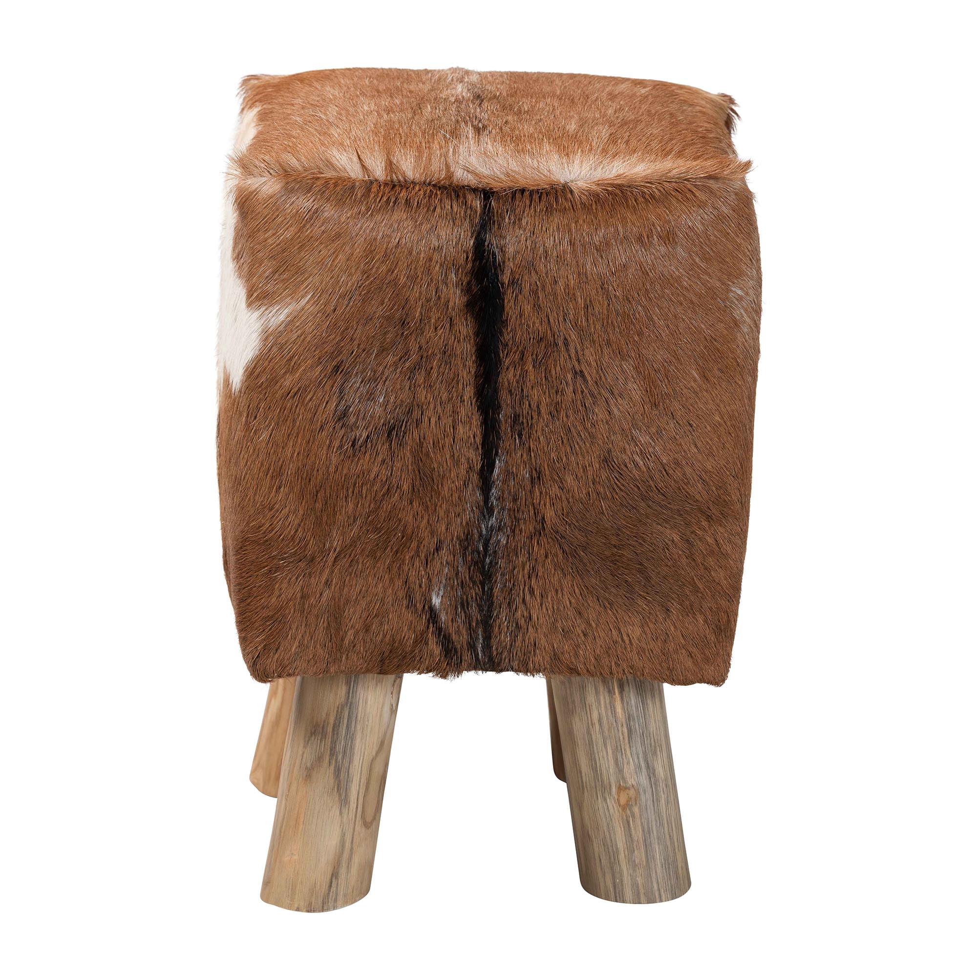 bali & pari Scotlyn Traditional Footstool, Brown
