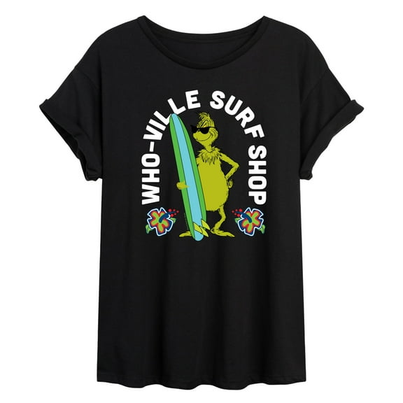 The Grinch - Whoville Surf Shop - Women's Oversized T-Shirt