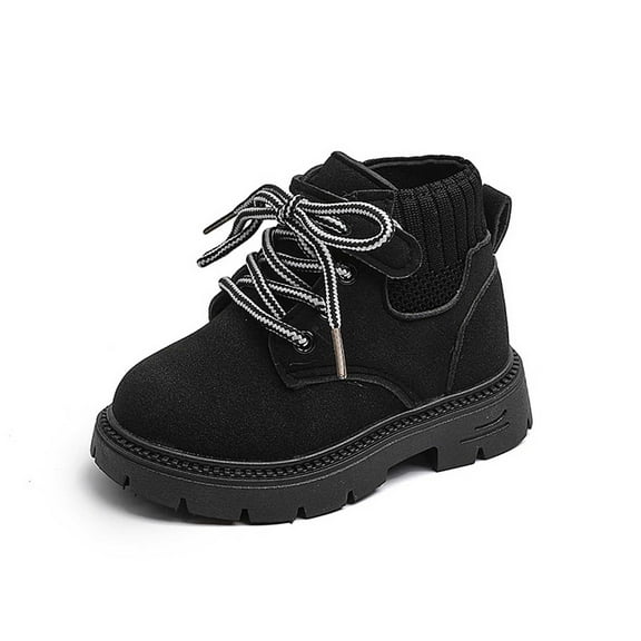 Gyujnb Girls Short Boots for Fall and Winter for Kids with Soft Soles for Outdoor Activities and Everyday Wear,Boys Shoes,Girls Shoes,Size:18-24 Months