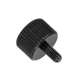 thumbnail image 5 of Uxcell M3x6mm Computer PC Case Black Zinc Plated Flat Head Knurled Thumb Screw (20-pack), 5 of 5