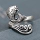 thumbnail image 3 of Accesorios de costura de anillo, anillo de ganchillo con lazo ajustable, anillo de dedal, 3 of 3