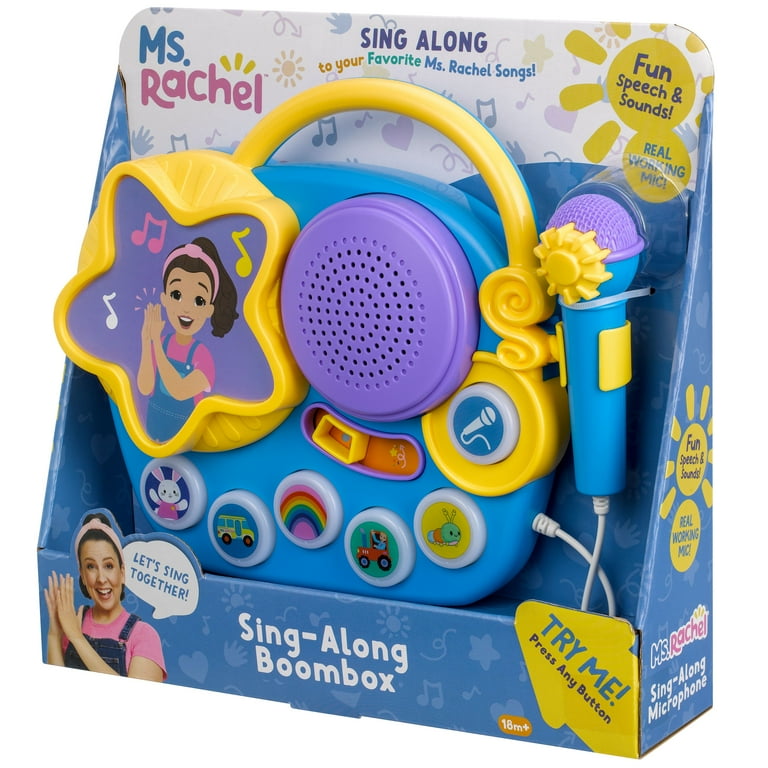 Ms. Rachel Karaoke Microphone Sing-Along Musical Boombox Ms. Rachel Karaoke Microphone Sing-Along Musical Boombox