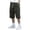 Dark Gray, variant on Simua Men's Cotton Cargo Shorts | Elastic Waist Drawstring Multi-Pocket Loose Fit For Outdoor Casual Summer