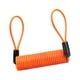 thumbnail image 2 of Cable de Recordatorio de Bloqueo de Disco Cola Naranja 120 cm, 2 of 8