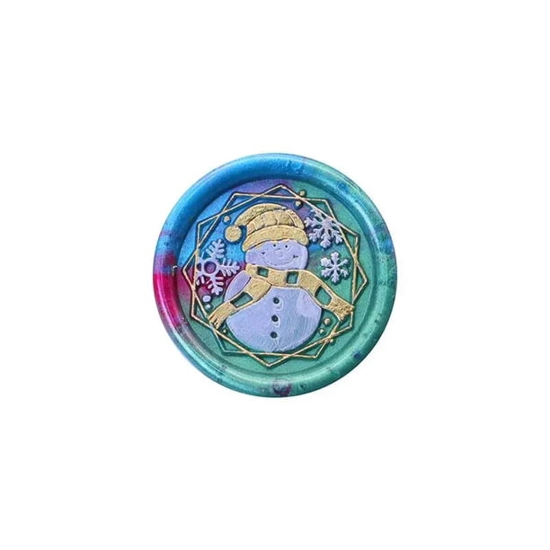 Christmas Series Fire Paint Stamp Head Invitation Envelope Fire Paint Wax Seal Stamp Head Seal DIY Crafts Replace Copper Head