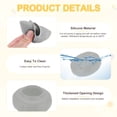 thumbnail image 2 of Uxcell 4-Pack Silicone Pot Lid Covers, 1.1" ID Universal Pot Lid Top Knob Heat Resistant Handle Caps [Gray, Primate Style], 2 of 6