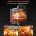 thumbnail image 3 of NuWave Duet Air Fryer & Electric Pressure Cooker, 540-in-1 Highly Programmable One-Touch Cooker, 18/10 SS Pot w/t Sure Lock Safety Sym, Lids, 3 of 12
