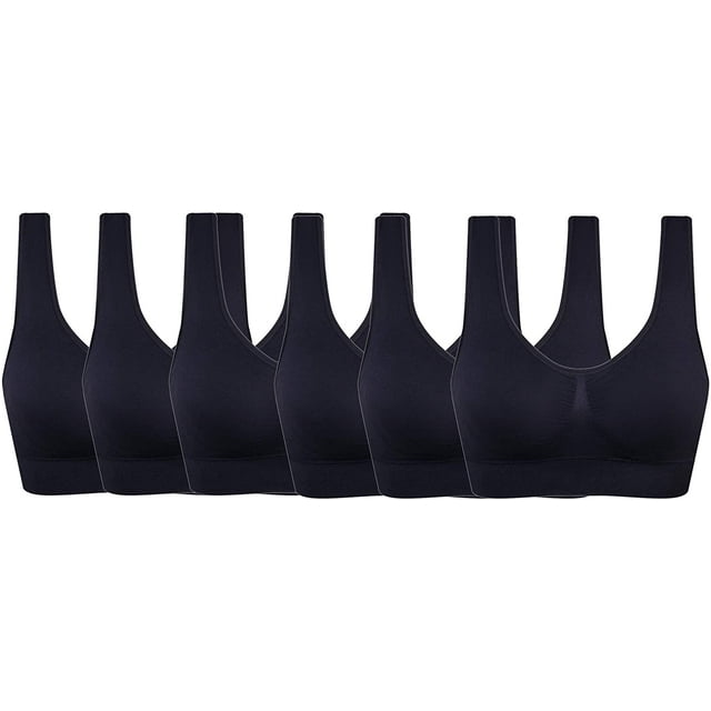 Women's Sports Bra, Removable Pads,Comfort Workout, Low-Impact Activity