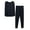 Black, variant on Women's Underwear Ultra-Soft Thermal Base Layer for Winter Warmth Slim-Fit and Skin-Friendly Thermal Underwear