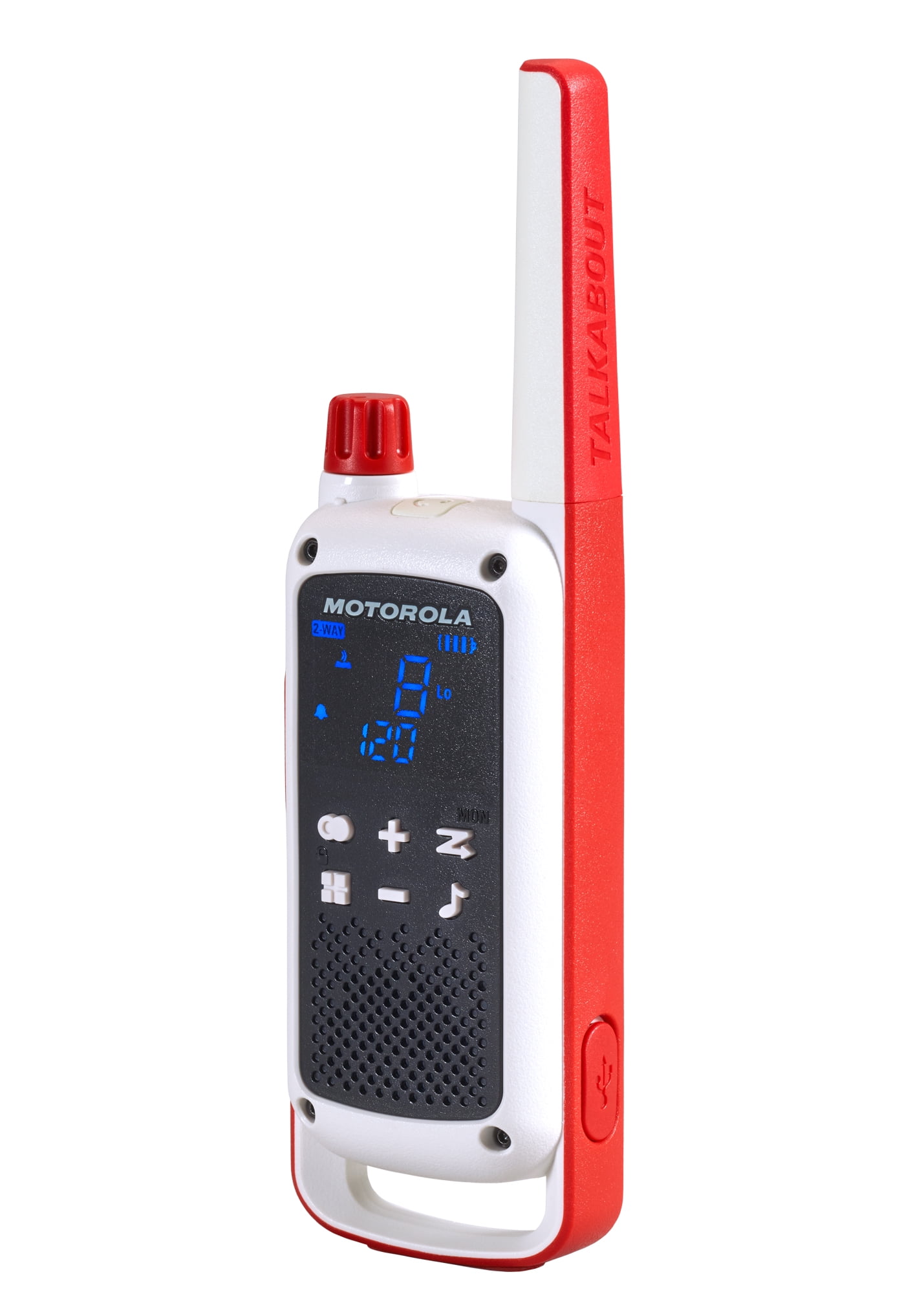 Motorola Talkabout T478 Emergency Walkie Talkie 22 Channel NOAA Weather Alert with Flashlight
