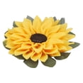 thumbnail image 2 of Artificial Sunflower Wreath Wall Hanging Sunflowers Ornament for Farmhouse Door Decoration, 2 of 10