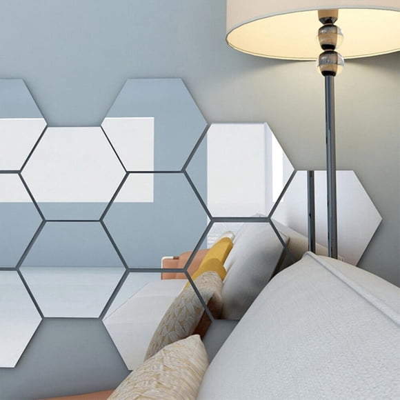 Soft Mirrors | Flexible Mirror Decals & Wall Mirror Stickers | Waterproof Stain-Proof Self-Adhesive Mirror Tiles | Home Decor for Walls, Doors, Closets & Furniture | Various Sizes Available