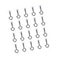 thumbnail image 5 of deevoka 20 Pieces Adhesive Hanging Ceiling Hooks for Bags Wind Chimes Mobile Curtain Black, 5 of 9