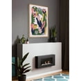 thumbnail image 6 of Kate and Laurel Sylvie Myriam's Garden Framed Canvas Wall Art By Myriam Van Neste, 28x38 Gold, Nature-Inspired Wall Decor, 6 of 6