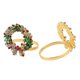thumbnail image 2 of Set of 8 Napkin Ring Wreath Napkin Ring Holder for Xmas, Thanksgiving, Wedding, Holiday Party Table, 2 of 5
