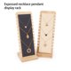 thumbnail image 4 of Sonducket Soporte de exhibición de joyería de de bambú, colgante de de dormitorio, collar, gargantilla de cadena larga, soporte de Ropa, zapatos y accesorios Miscelánea Beige Sonducket AP015792-01, 4 of 6