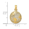 thumbnail image 2 of 14k Yellow Gold Polished Globe Pendant, 2 of 3