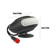 thumbnail image 4 of Portable Car Heater 12V 120W with Defroster Function, Dual Heating and Cooling Windshield Defogger That Plugs into Cigarette Lighter, Fast Acting Vehicle Heater for Winter Use, 4 of 9