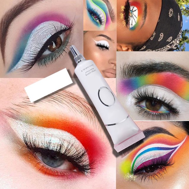 WIFKLSIIPG 7 Couleurs 24 Heures Imperméable Résistant à la Sueur Base de Correcteur pour les Yeux Maquillage Base de Fard à Paupières Correcteur Liquide Fard à Paupières 3 ml