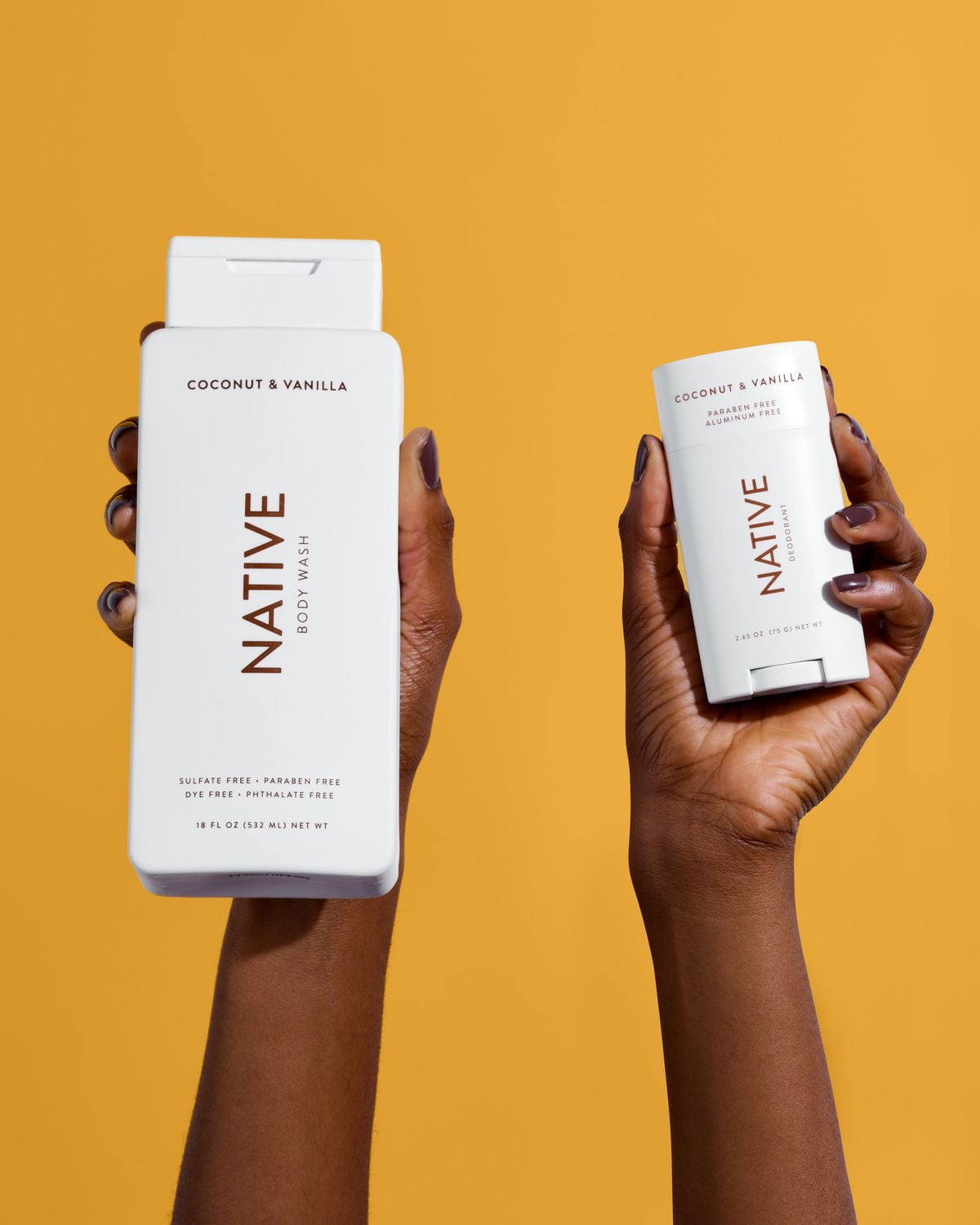 Native Natural Deodorant, Coconut & Vanilla, Aluminum Free