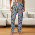 thumbnail image 2 of PRIYAL Mens PJ Pajama Pants Tennis Racket Bow Tie Bottoms Lounge Pants Sleepwear, 2 of 5
