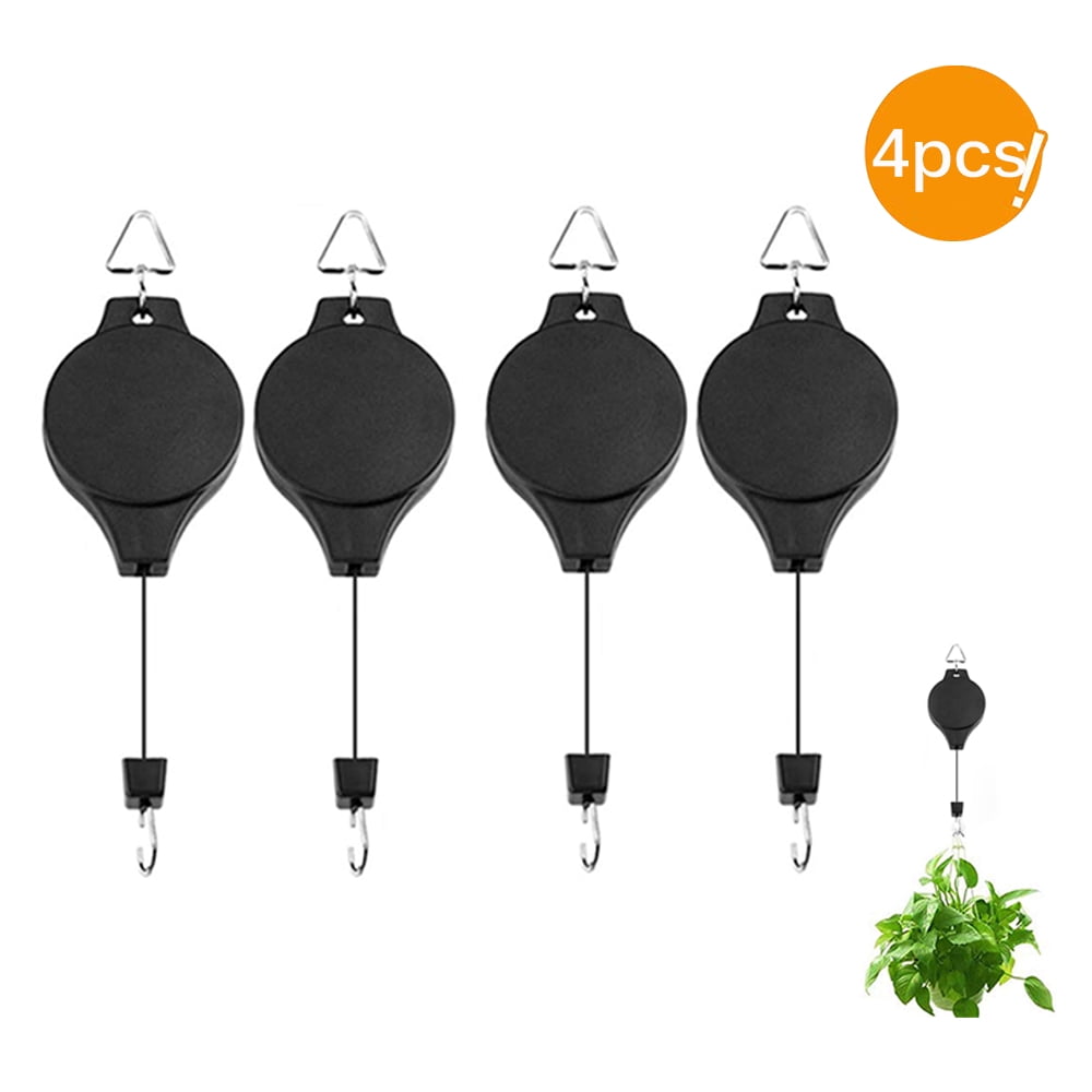 Plant Pulley Retractable Hanger Hooks For Hanging Plants Garden Baskets