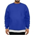 thumbnail image 3 of fatyb Mens Crewneck Sweatshirts Casual Loose Comfortable Pullover Long Sleeve Outwear Sweatshirts for Men, 3 of 7