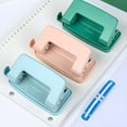 thumbnail image 3 of CCOCC 4Pcs Hole Punch,Green and Safe Composition Hole Puncher for Crafts,Responsive Padding Collision Easing Single Hole Punch,Green, 3 of 3