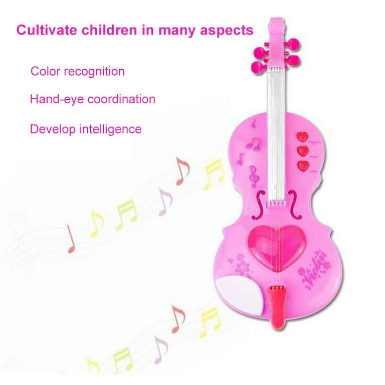 TLM Toys Violon Enfant | Violon Jouet pour Enfants | Violon pour débutants,  Musique Simulation avec Corréglable, Violon prêt à Jouer