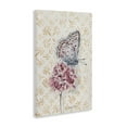 thumbnail image 3 of Stupell Industries Butterfly & Flower over Pattern Canvas Wall Art, design by Cady Driver, 3 of 7