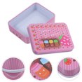 thumbnail image 4 of MOVTOTOP Boîte de Rangement en Fer-Blanc Rose pour Cartes à Jouer et Petits Objets 4 Pcs, 4 of 7