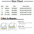 thumbnail image 2 of Wycnly Bras for Women,Womens Sports Bras,Womens Wireless Bras Breathable Comfort Knitted Ribbed Wirefree Seamless Bralettes Ladies Full Coverage Push up Bra Underwear, 2 of 6