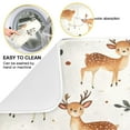 thumbnail image 2 of Kitchen Drying Mat 16x18In Drying Dish Mat Dish Drying Mats Kitchen Countertop Multi-Function Drain Drying Mat Kitchen Table Yellow Deer Seamless, 2 of 8